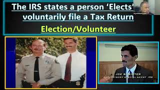 Shocking! The IRS Says Americans Voluntarily File Income Taxes!