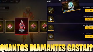 PEGANDO A NOVA SKIN EVOLUTIVA CONJUNTO TYSON NO NOVO TORRE DE TOKENS E ZERANDO A LIVRARIA! FREE FIRE