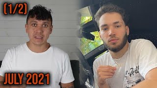 YouTuber Crypto Drama, Adin Ross vs RiceGum, Jake Paul, Coffeezilla, Frazier Kay - July 2021 (1/2)