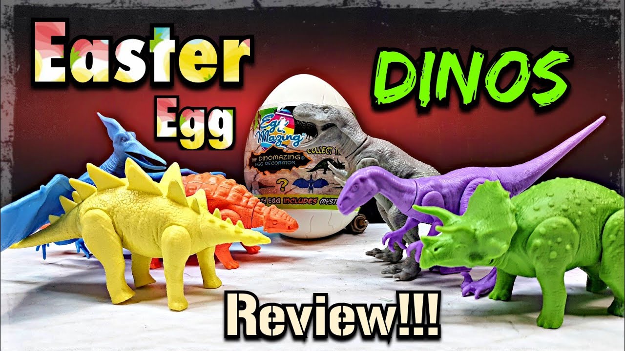 Easter Egg Dinosaur Figures from Walmart Review!!!