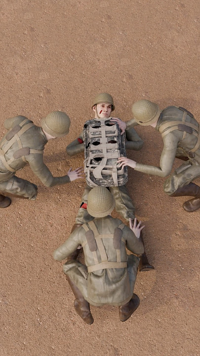 Soldier jumped on a grenade to save another