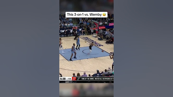 3-on-1 vs. Wemby 👀