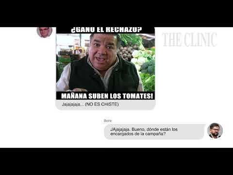 ¡Exclusivo, el Whatsapp del Presidente Boric luego del triunfo del Rechazo!