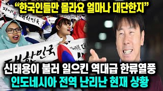 &quot;인도네시아 전역이 뒤집어졌습니다&quot; 신태용 감독이 불러일으킨 역대급 한류열풍 수준