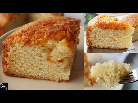 World's Easiest & Fluffiest Eggless Vanilla Sponge Cake! | The Most AMAZING Vanilla Cake Recipe!