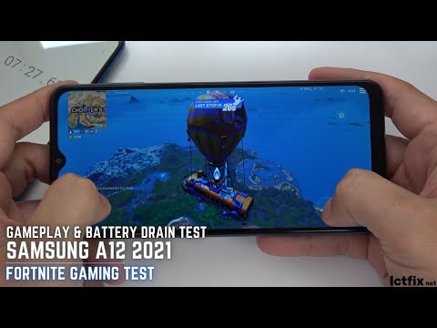 Samsung Galaxy A12 2021 Test game Fortnite Mobile | Exynos 850