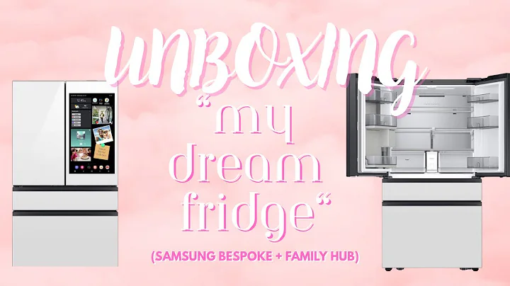 Unboxing My Dream Fridge✨Samsung Bespoke w/ Family Hub✨