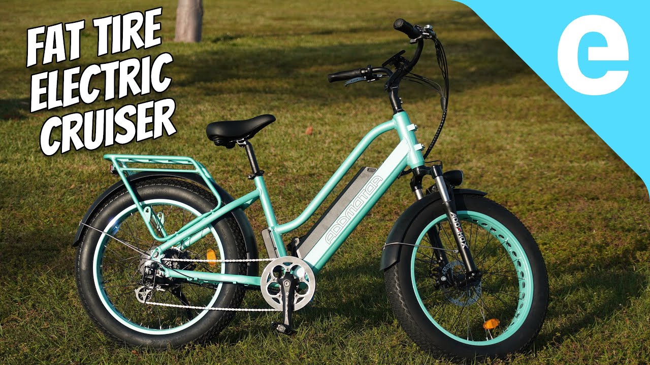 ADDMOTOR M-430 Bicicleta eléctrica para adultos, 85 MI, 24 x 4.0 Fat Tire  Cruiser Bicicletas eléctricas, bicicleta eléctrica paso a paso con motor