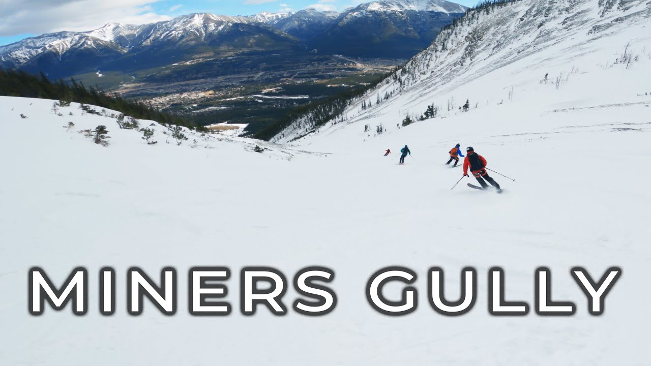Skiing a Canmore Classic – Miners Gully