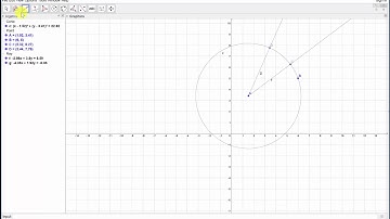 Animate Point on Circle in GeoGebra
