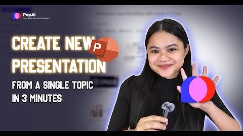 PopAi: Create PowerPoint in Minutes from a single topic