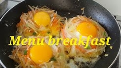 kentang goreng telur ceplok menu breakfast - Durasi: 5.05. 