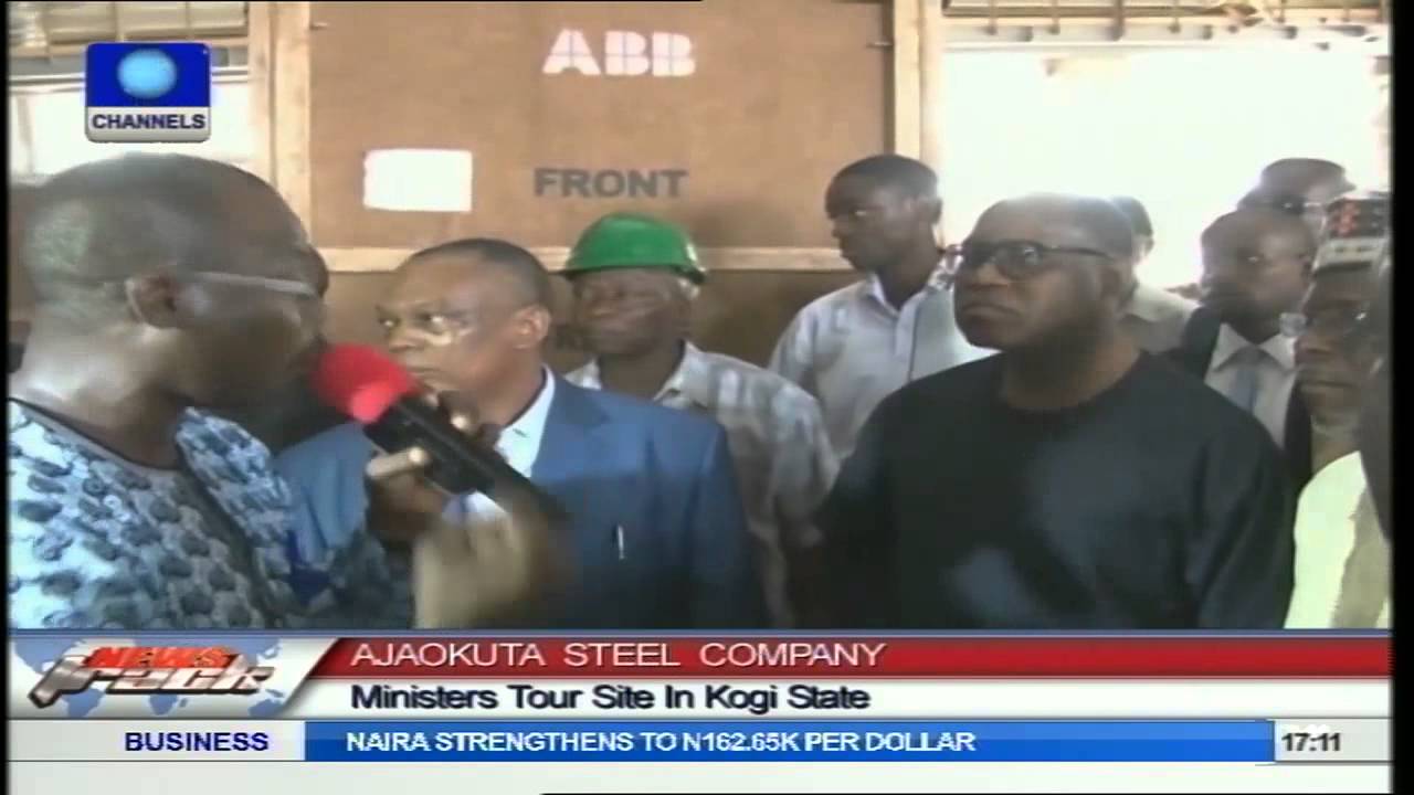 Ministers Tour Ajaokuta Steel Company In Kogi State