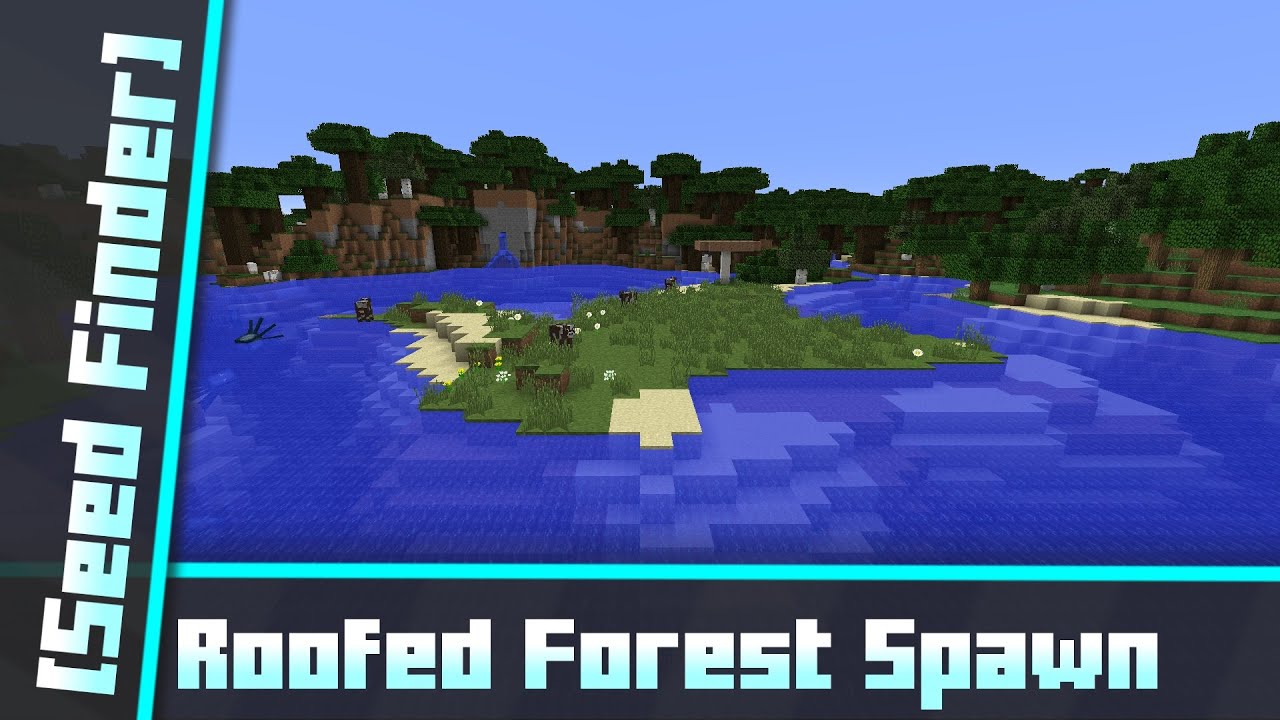 Roofed Forest Spawn All Biomes Around Seed Finder 065 Youtube