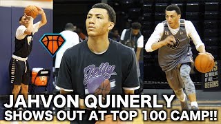 🍇JellyFam's Jahvon Quinerly MAKES WAVES at the NBPA Top100 Camp!! | Top Point Guard in 2018?!