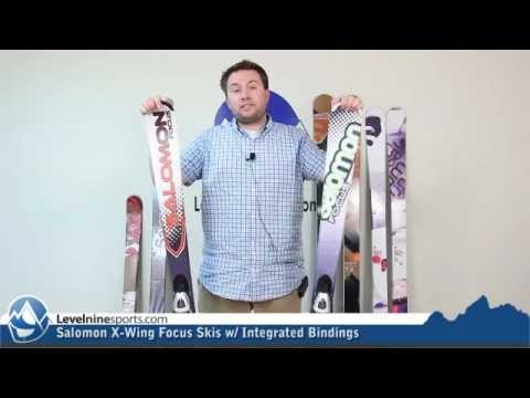 X-Wing Focus Skis Integrated Bindings - YouTube