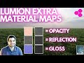 How to import GLOSS/REFLECTION/OPACITY Maps into LUMION using Photoshop!