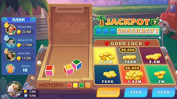 Jackpot Millions Color Game battle #tongitsstar #funtime ChiiGAMES v.2