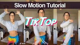 ... easy slow motion tiktok dance tutorial video song: savage ti...