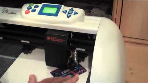 Inserting Blade Holder into KNK