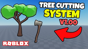 TREE CUTTING SYSTEM SHOWCASE V1.00 | ROBLOX STUDIO