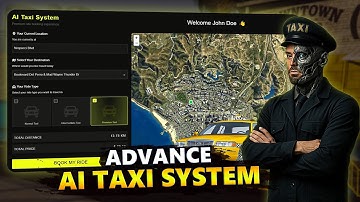 FiveM Script | Advanced AI Taxi System [QBCore/ESX/Qbox] | GRP Development