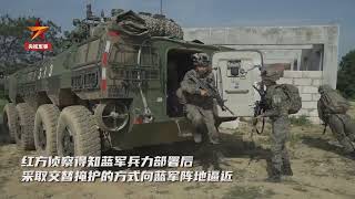 Chinese PLA in urban combat training