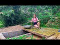 How to diy build a bamboo floor cooking taking care of the farm  off grid building bamboo