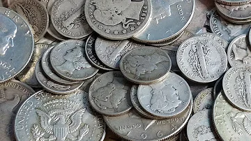 ¿Cuál fue el último año de monedas estadounidenses de plata al 90%?