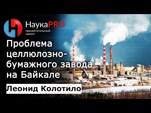 Загрязнение Байкала | Проблема целлюлозно-бумажного завода – Леонид Колотило | Научпоп