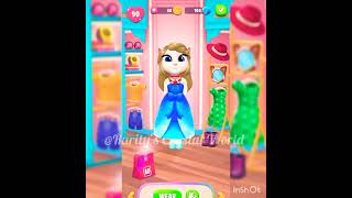 My Talking Angela 2 Frozen Elsa Makeover