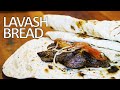 How to make Lavash Bread with only 3 ingredients - Easy no yeast bread recipe - 4K