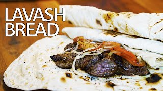 How to make Lavash Bread with only 3 ingredients - Easy no yeast bread recipe - 4K screenshot 5
