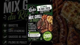 Soirée grillades au restaurant Le Rick’s de Dumbea 🥰❤️❤️
