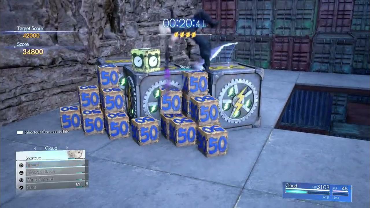 Final Fantasy 7 Rebirth Desert Rush Rank 3 YouTube