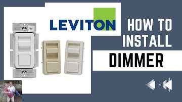 How To Install Leviton Illumatech Slide Dimmer IPL06-10M #diy #howto #how