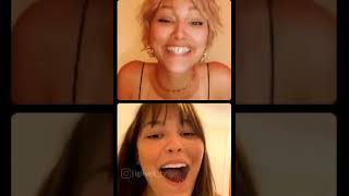 Grace VanderWaal Sister Olivia crashes In On  Grace's Live Instagram All In Fun.  GGT 12/08/21