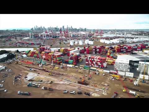 Drone shots of our northern portal and tunnelling hub sites