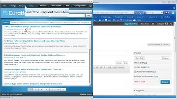 CurationSoft.com - Creating a Curated Post Using Mozilla Firefox