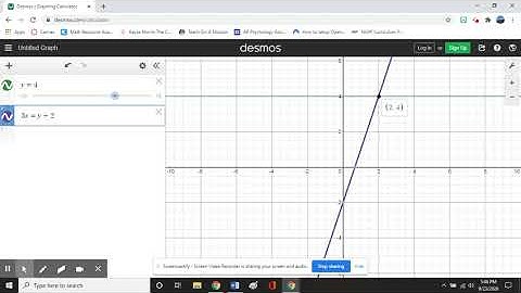 How to Solve Systems of Equations by Graphing on Desmos