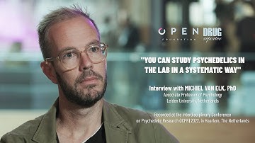 "You Can Study Psychedelics in the Lab in a Systematic Way" | Interview with MICHIEL VAN ELK, PhD