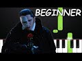 The phantom of the opera  beginner piano tutorial  sheet music by asllen