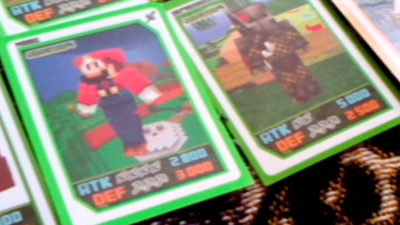 Mis tarjetas de minecraft - YouTube