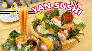 Back to Yan Sushi Enjoy FLYING SALMON, Udon Tempura, and 8 Types Of Fresh Sashimi in SÀI GÒN