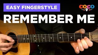 🎸 Remember Me • Easy fingerstyle cover w/ tabs ("Coco" duet / reunion) chords