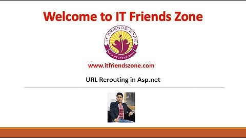 URL Rerouting in Asp.net by itfriendszone