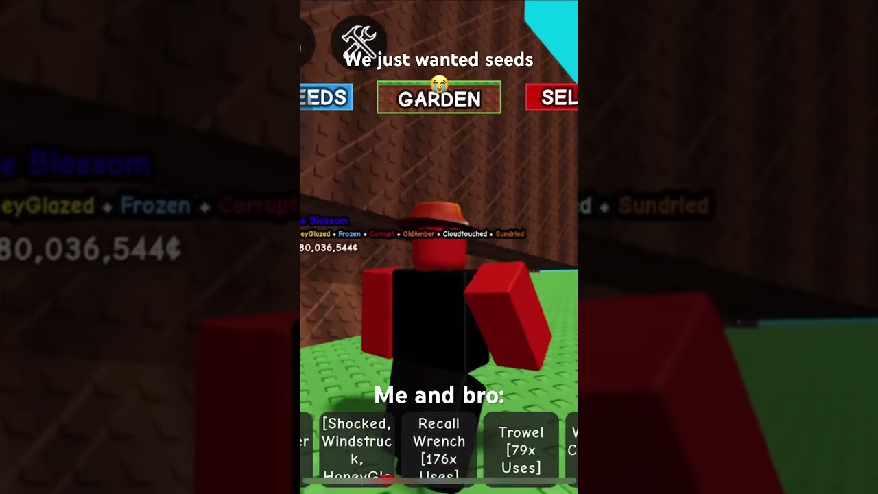 We just wanted seeds 😭