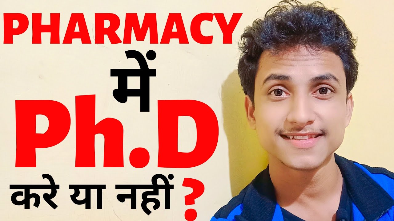 pharmacy phd in india