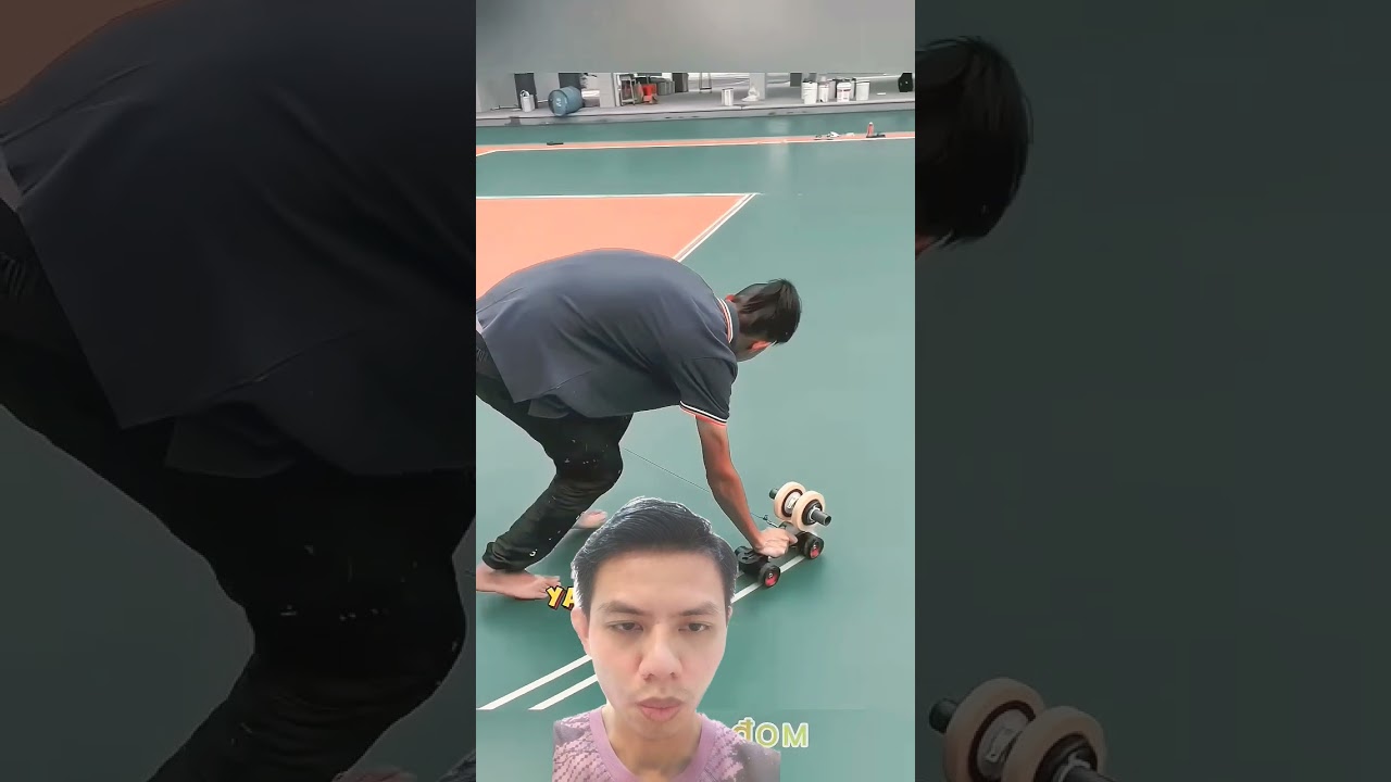 Cara buat garis melengkung lapangan basket 