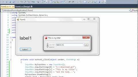 C# InputBox control by [M]anomyst